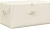 vidaXL Boîtes de rangement 2 pcs. tissu 43x34x23 cm crème Voir les images du produit 6