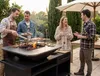 Großer Grill mit Schrank und Grillplatte aus Stahl Produktbild-Vorschau 5