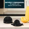 PRINCESS Edelstahl-Zitrusfruchtpresse, 2 Presskegel, mit Produktbild-Vorschau 4