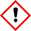 A hazard symbol with an exclamation mark inside a red diamond. Podgląd zdjęcia produktu