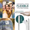 Custodia Glitter per iPhone 15 Plus Bling Case Clear Anteprima dell’immagine prodotto 6