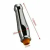 A chrome shower head extension with dimensions indicated. Produktbild-Vorschau