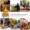 CCLIFE Feuerschale mit Glaskeramik, klappbar tragbar, Produktbild-Vorschau 7
