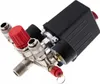 A close-up studio shot of an air compressor pressure switch with a gauge. Produktbild-Vorschau