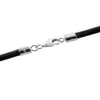 Auroris Echtleder Kette schwarz Dicke 2mm mit Produktbild-Vorschau 4