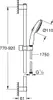 GROHE Brausestangenset Tempesta 110 27646 3 900mm 2 Produktbild-Vorschau 3