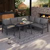 Gartenmöbel-Set für 6 Personen, Loungemöbel mit Esstisch & Produktbild-Vorschau 4