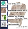 Bademantel, Baumwolle/Bambus, fango, XL Produktbild-Vorschau 2