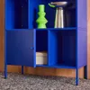 Credenza industriale in metallo con 8 scomparti, Blu Anteprima dell’immagine prodotto 8