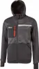 U-Power Kapuzen-Sweatshirtjacke Galaxy, Farbe:asphalt grey, Produktbild-Vorschau 1