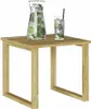 vidaXL Ležadlový stolík hnedý 40 x 40 x 36 cm Náhľad obrázku produktu 3