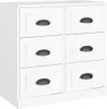 vidaXL Príborník biely 70x35,5x67,5 cm odvodený výrobok z Náhľad obrázku produktu 2