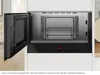 Bosch BEL7321B1, Serie 8, Einbau-Mikrowelle, Schwarz Produktbild-Vorschau 10