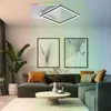 LED Deckenleuchte, stahl, dimmbar Fernbedienung RGB LED, L Produktbild-Vorschau 3