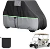 SucceBuy Wetterfeste Abdeckung für 2+2/4-Sitzer-Golfwagen Produktbild-Vorschau 1