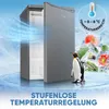 Bomann Kühlschrank KS 7251 inox, 109 Liter Produktbild-Vorschau 2