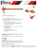 Yato YT-80130, Einzelne Axt, Zimmermanns-Beil, Holz, 1 Produktbild-Vorschau 9