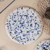 HOMLA Talerz WILORA obiadowy nakrapiany granatowy 26 cm Podgląd zdjęcia produktu 6