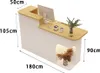 A reception desk with dimensions shown. Produktbild-Vorschau