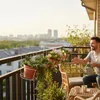 Wiszące doniczki Relaxdays, zestaw 4 szt., wymiary: 21 x 20 Podgląd zdjęcia produktu 2