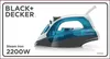 BLACK+DECKER Ferro Ferro da stiro a vapore Blu Anteprima dell’immagine prodotto 16