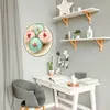 Design Stahlmagnettafel Schwarz Rund 47cm Cupcakes Produktbild-Vorschau 2