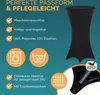 CASARIA® Stehtisch mit Husse 70 cm Klappbar Schwarz Rund Produktbild-Vorschau 9