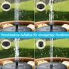 Solar-Brunnen Set für draußen, große 51 cm Holzoptik Schale Produktbild-Vorschau 3
