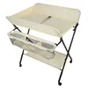 Table à langer Mobile pliable avec panier de rangement Voir les images du produit 1