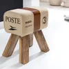 Design Turnbock Sitzhocker CANVAS Braun 40 x 30 x 47 cm | Produktbild-Vorschau 7
