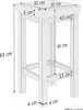Holzhocker Barhocker mit verschiedenen Polsterfarben 60 cm Produktbild-Vorschau 7