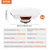 A diagram and specification table for a ceiling speaker. Voir les images du produit