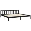 vidaXL Massivholzbett mit Kopfteil Schwarz 200x200 cm -  Produktbild-Vorschau 10
