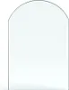 Feuercampus Funkenschutzplatte Glas Rundbogen 80×80×0,8 cm Produktbild-Vorschau 1