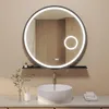 Badezimmerspiegel Runder LED Badspiegel mit Beleuchtung 80 Produktbild-Vorschau 1