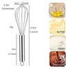 6 Zoll Kleiner Schneebesen Mini Edelstahl Rührbesen zum Produktbild-Vorschau 2
