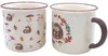 Kaffeebecher aus Porzellan im 2er Set, Niedliches Produktbild-Vorschau 3