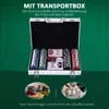 HOMCOM Pokerkoffer Pokerset Pokerchips 4/5 Farben 2 x Produktbild-Vorschau 4
