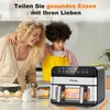 Dual Zone Heißluftfritteuse, Air fryer mit 11-Fach und Produktbild-Vorschau 2