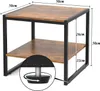 Stolik Kawowy Kwadratowy 50X50X50Cm Podgląd zdjęcia produktu 5