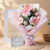 Gehäkelter Blumenstrauß, Blumenstrauß Künstlich - Rosen und Produktbild-Vorschau 1