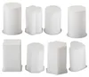 Silikon-Kerzenformen Set, 8 geometrische Gießformen für Produktbild-Vorschau 6