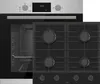 Gasline Einbau Gasherdset Autark mit Einbaubackofen Gasherd Produktbild-Vorschau 1