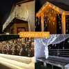 LED Eisregen Lichterkette 15,75 m – 320 LEDs Produktbild-Vorschau 2