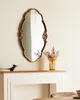 BELIANI Nástěnné zrcadlo zlatý kovový rám vintage glamour Náhled obrázku produktu 2