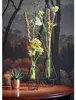 Mica Decorations Vase - schwarzes Metall mit Glas - 11 x 10 Produktbild-Vorschau 2