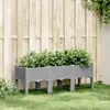 CLORIS Pflanzkasten mit Beinen Hellgrau 120x40x42 cm PP Produktbild-Vorschau 1