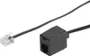 ViVanco™6m RJ-11 Cable, 6 m, Schwarz Produktbild-Vorschau 3