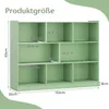 Knižnica COSTWAY s 8 priehradkami, stojanová knižnica s 3 Náhľad obrázku produktu 3