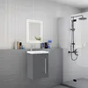 Badmöbel 45cm Mineralguss Waschtisch mit Unterschrank Matt Produktbild-Vorschau 3